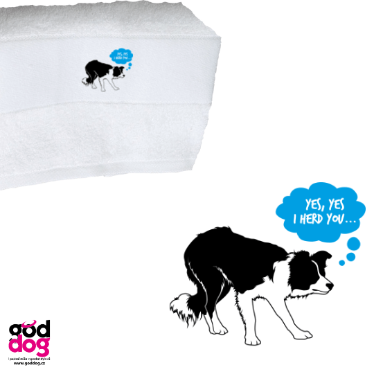 Ručník border kolie Herd you