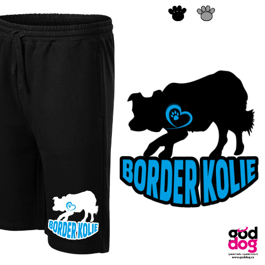 Pánské kraťasy border kolie Silueta