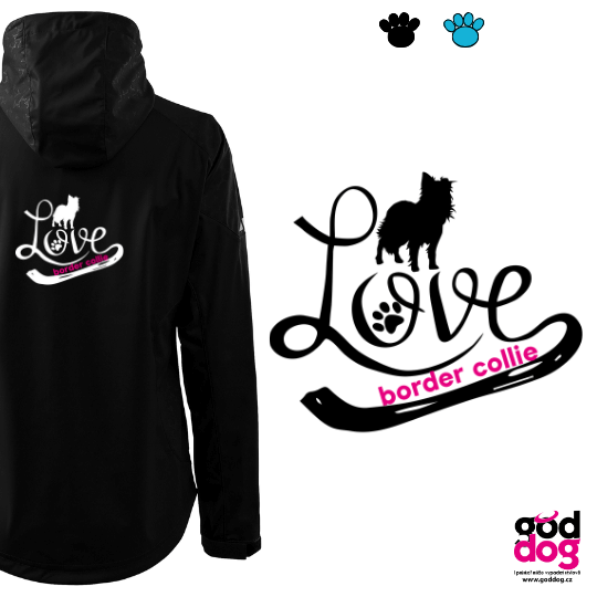 Dámská letní softbunda border kolie Love Edition