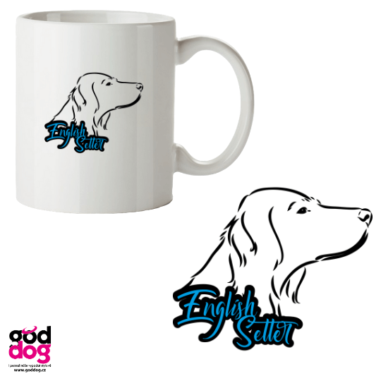 Hrnek anglický setr English Setter