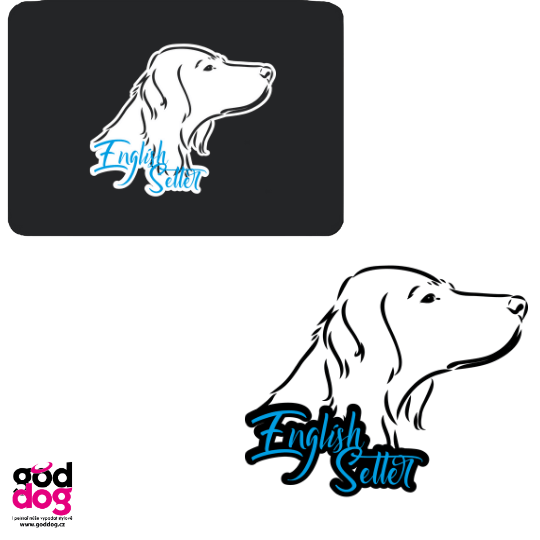 Podložka pod myš anglický setr English Setter