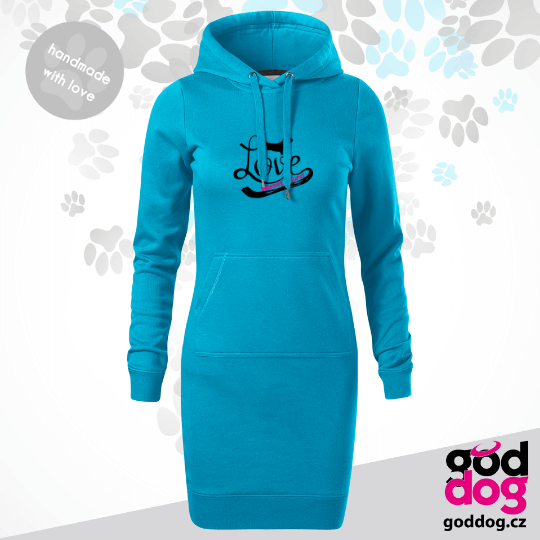 Mikinošaty baset Love Edition