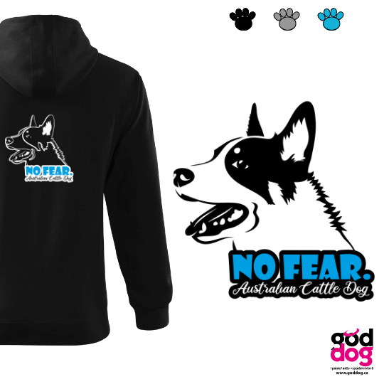 Pánská mikina australský honácký pes No Fear