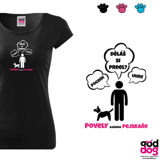 Dámské tričko Povely