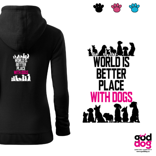 Dámská mikina World is better place