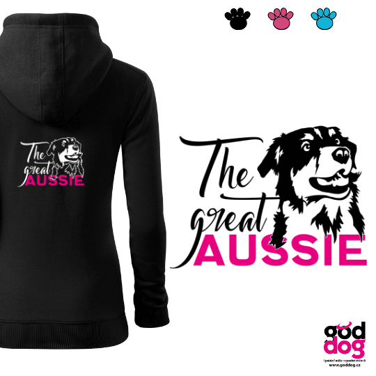 Dámská mikina australský ovčák The Great Aussie