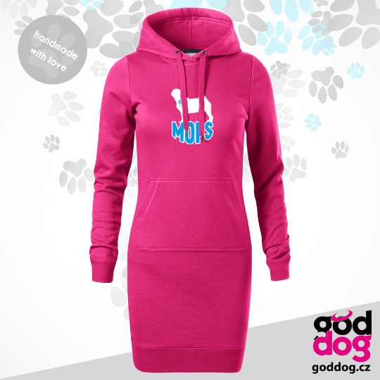 Mikinošaty mops Silueta