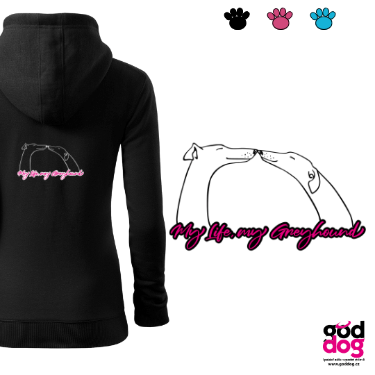Dámská mikina greyhound My Life