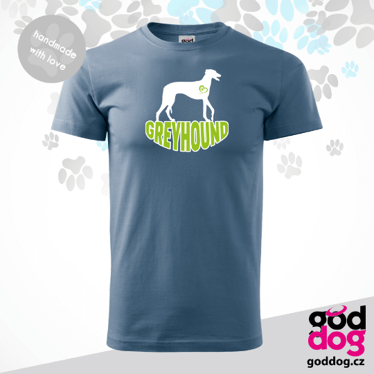 Pánské tričko greyhound Silueta