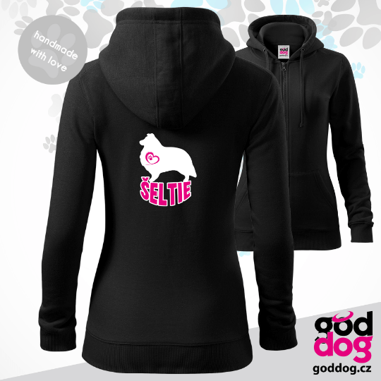 Dámská mikina šeltie Silueta