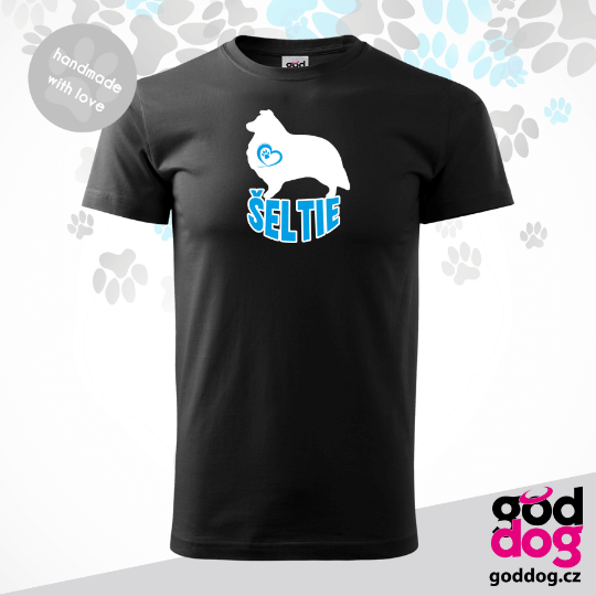 Pánské tričko šeltie Silueta