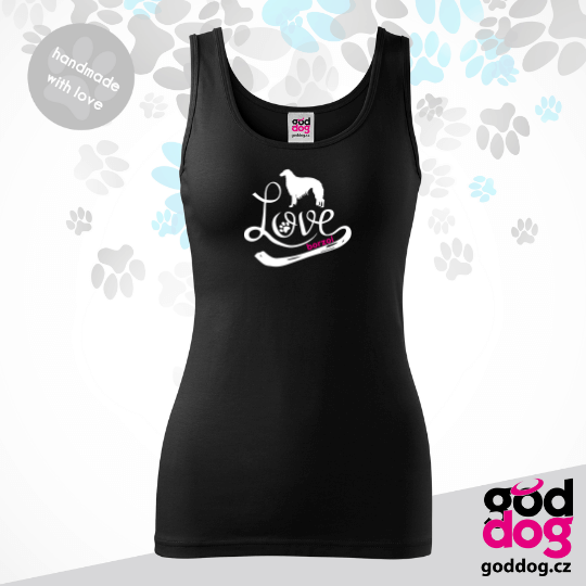 Dámské tílko barzoj Love Edition