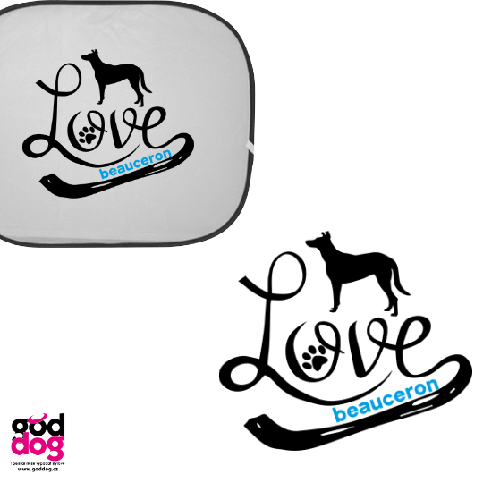 Autostínítko beauceron Love Edition