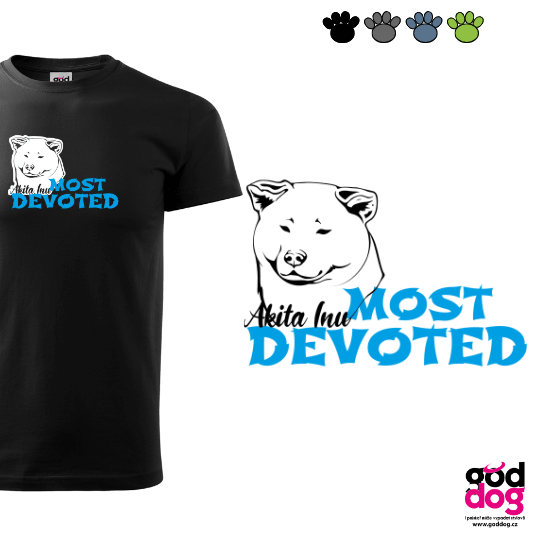 Pánské tričko akita inu Akita Inu
