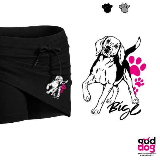 Sportovní sukně bígl Bígl