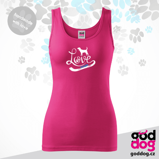 Dámské tílko bígl Love Edition
