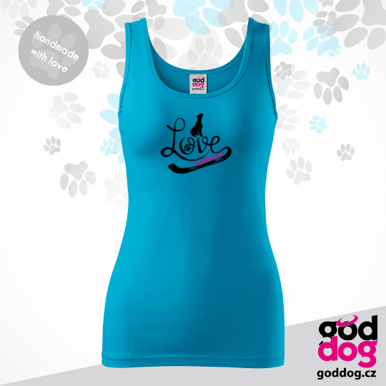 Dámské tílko bulteriér Love Edition