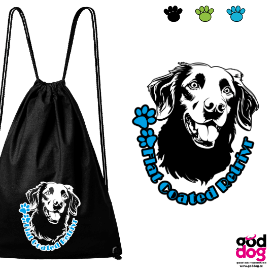 Vak flat coated retrívr Head