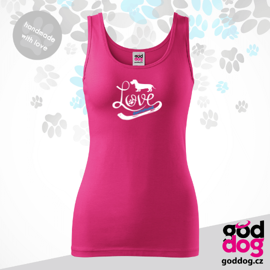 Dámské tílko jezevčík Love Edition
