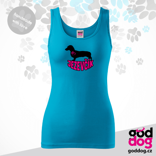 Dámské tílko jezevčík Silueta