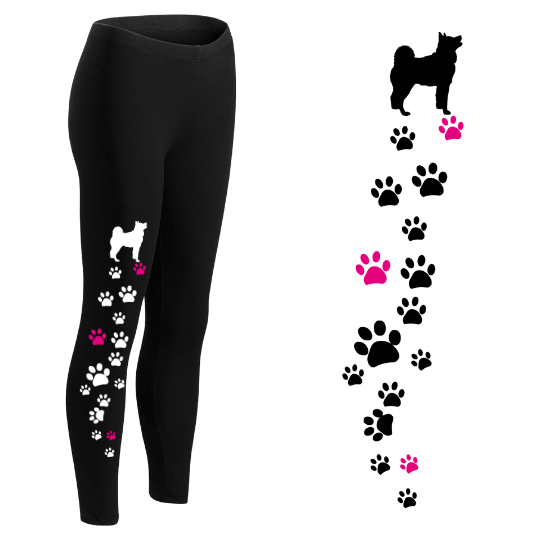 Legíny Akita Inu silueta