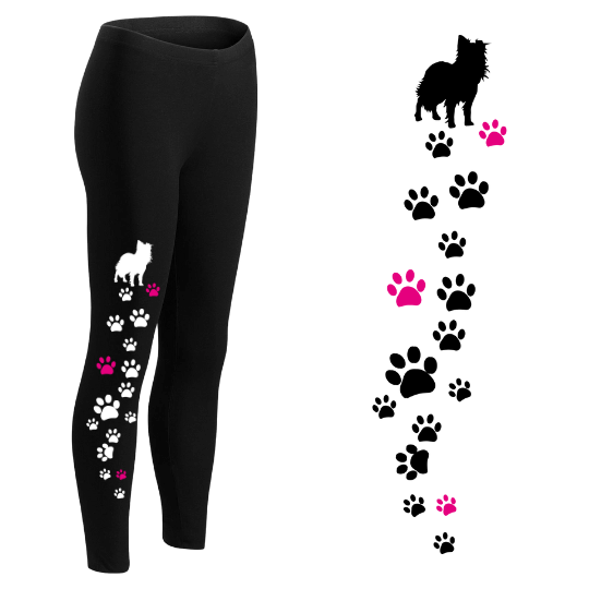 Legíny Border kolie silueta