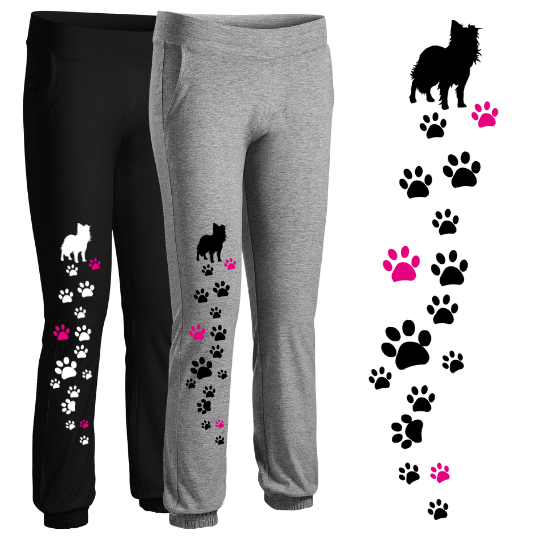 Tepláky Border kolie silueta