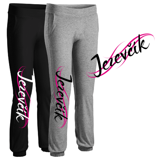 Tepláky Jezevčík pink