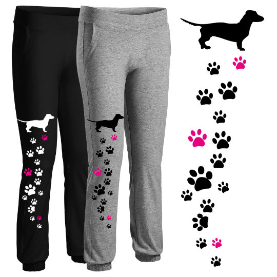 Tepláky Jezevčík silueta