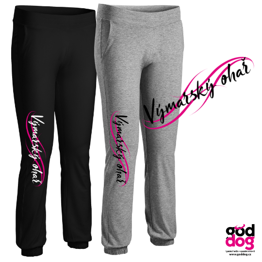 Tepláky Výmarský ohař pink