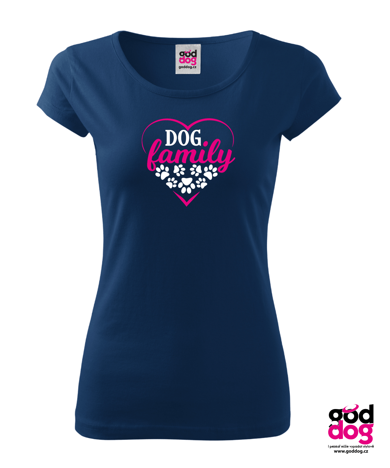 Dámské tričko Dog Family