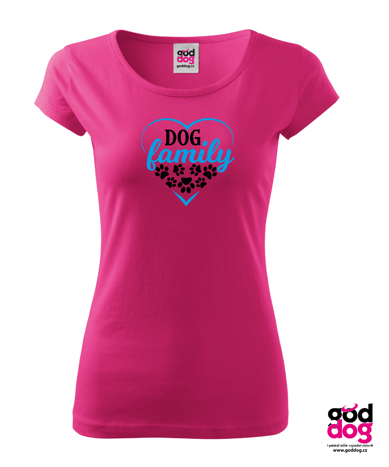 Dámské tričko Dog Family