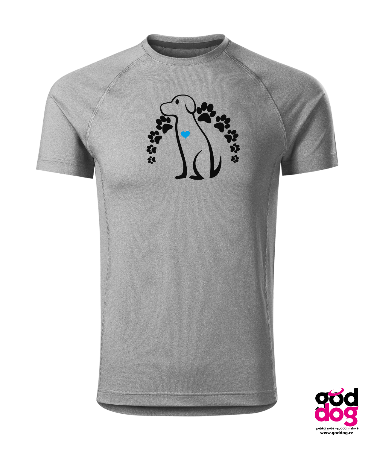 Pánské funkční tričko Dog Paws