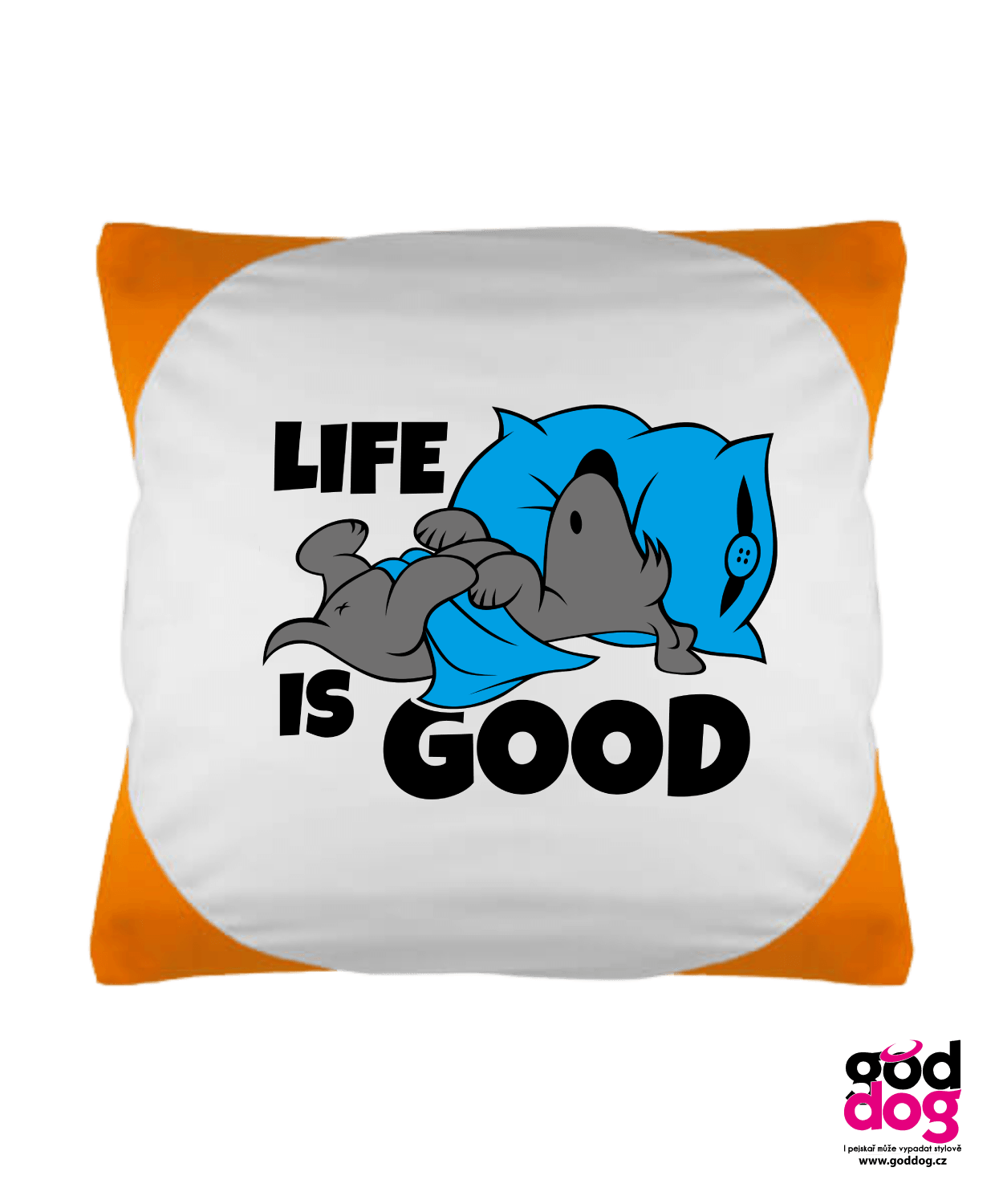 Polštář Life is good