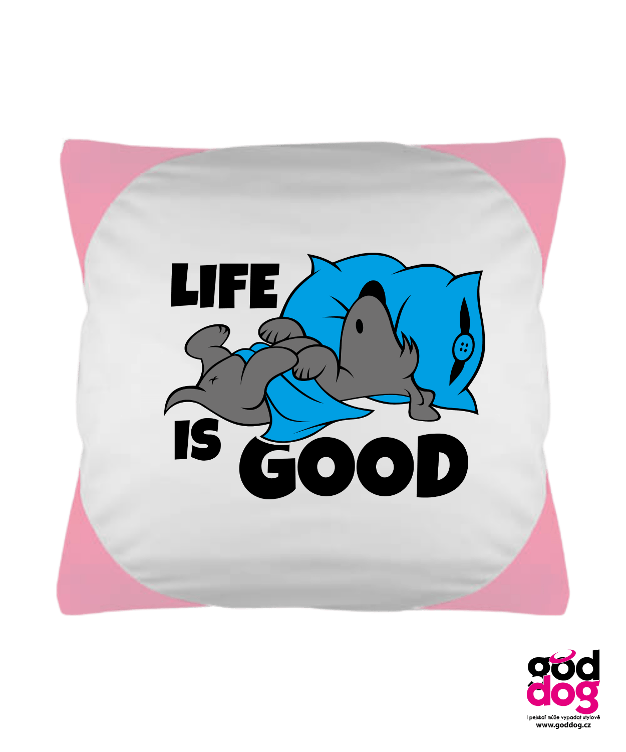 Polštář Life is good