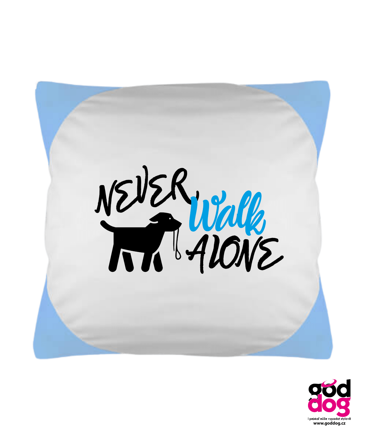 Polštář Never Walk Alone