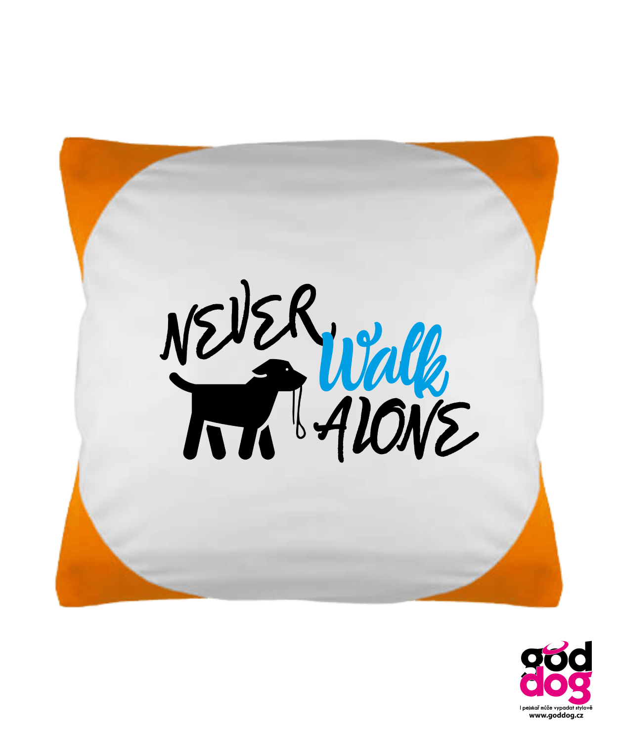 Polštář Never Walk Alone