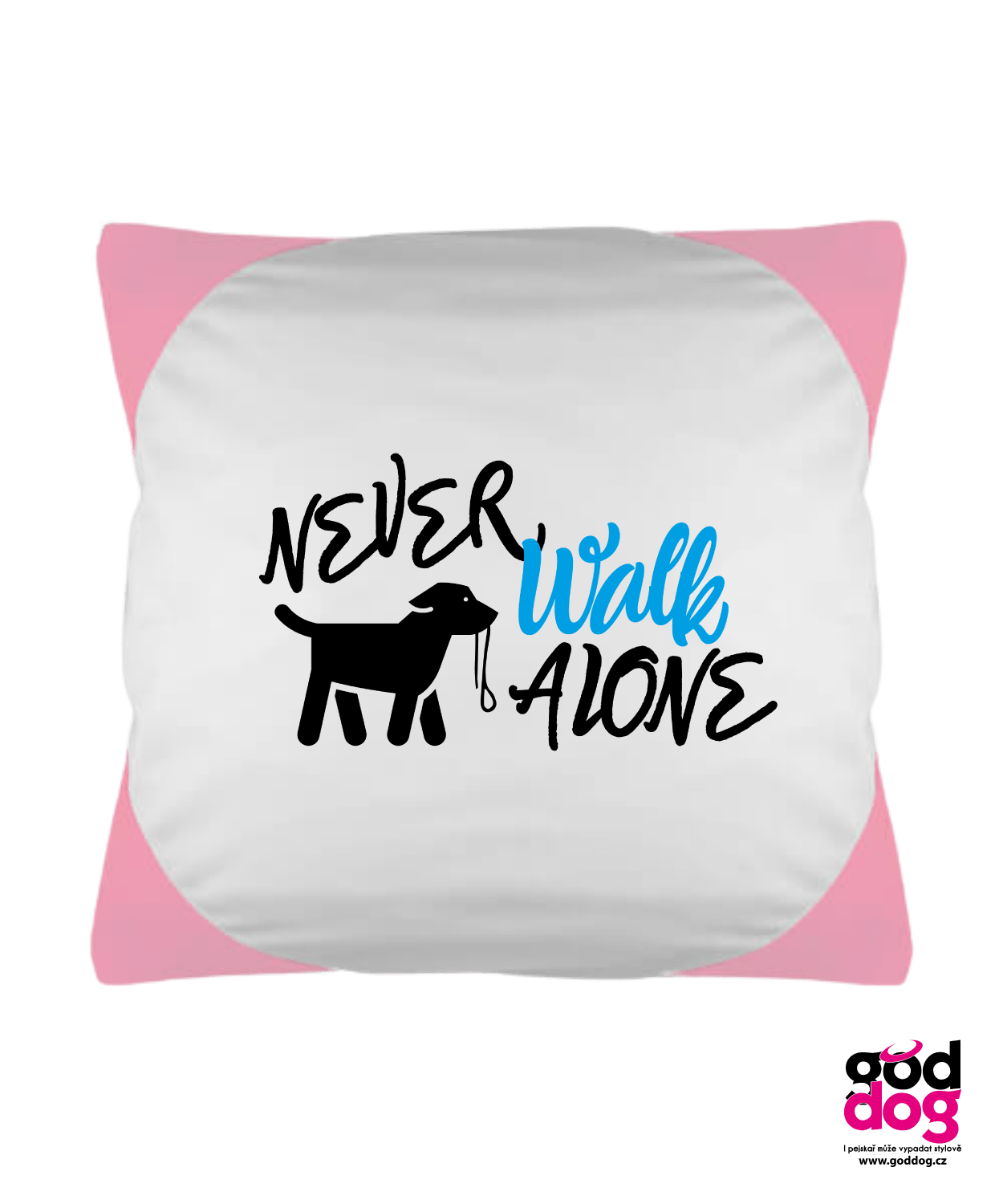 Polštář Never Walk Alone