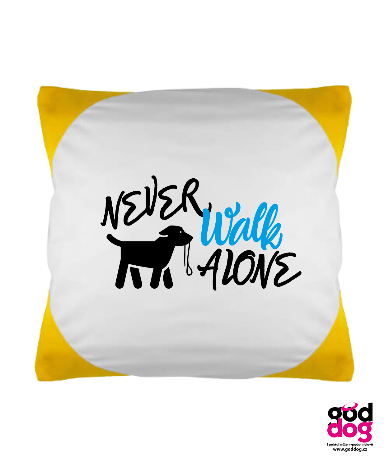 Polštář Never Walk Alone