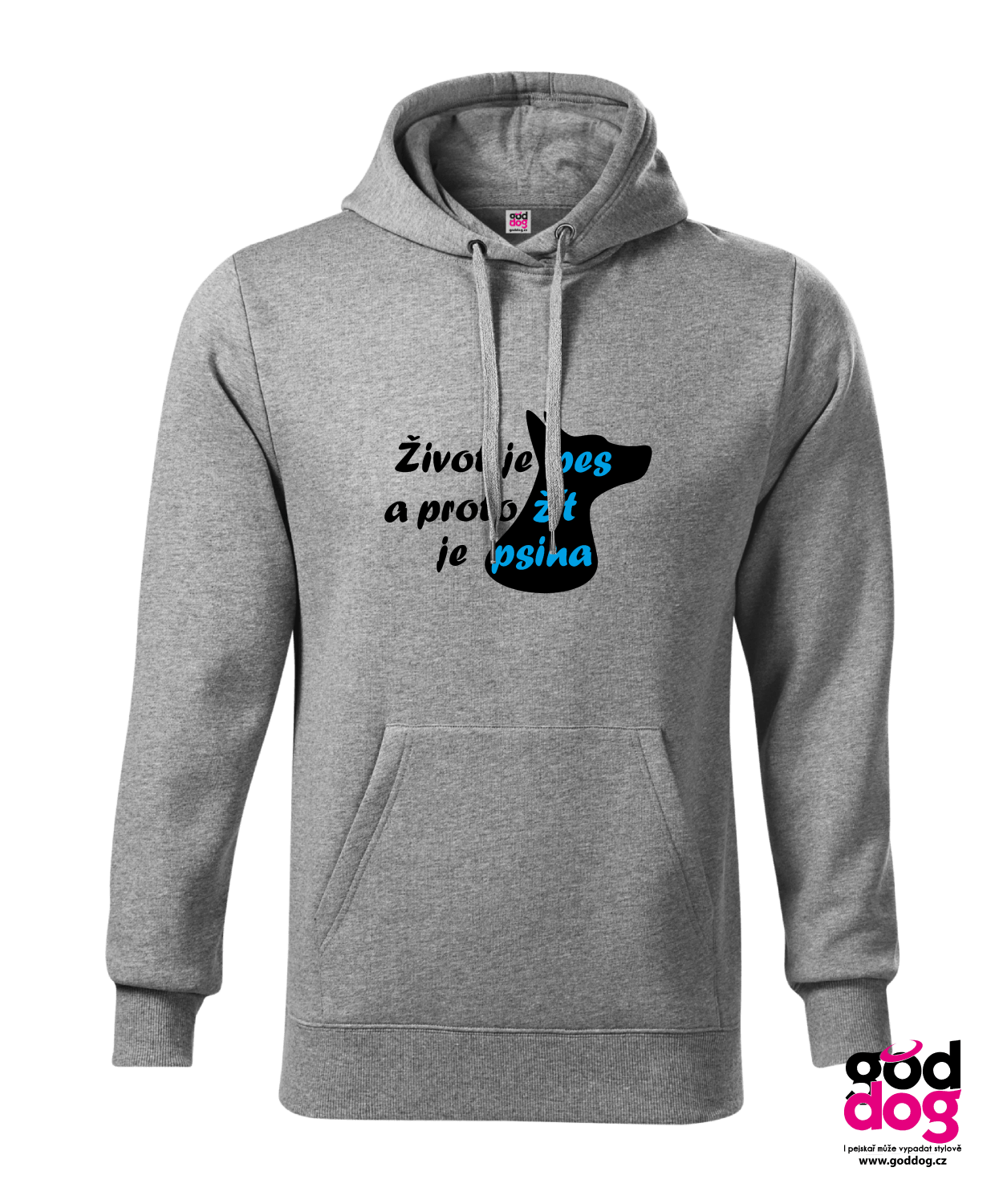 Pánská mikina Život je pes