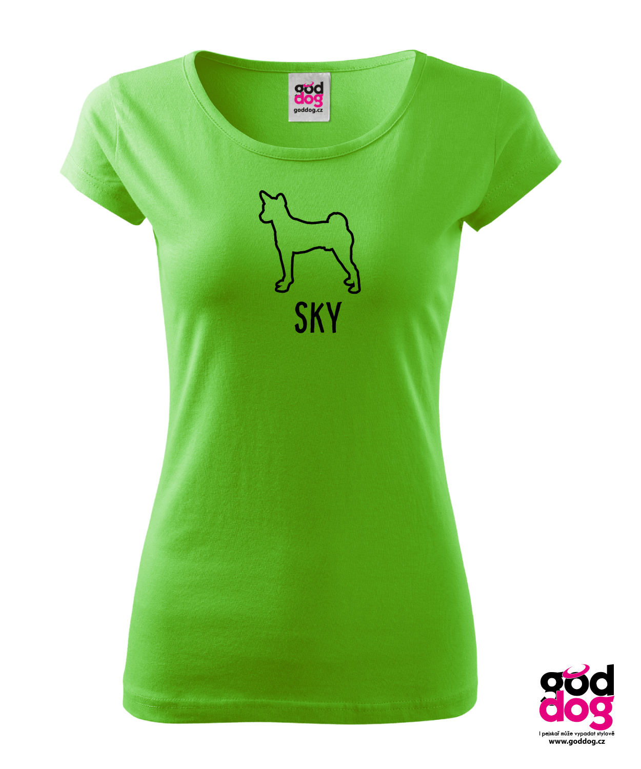 Dámské tričko "Můj Basenji"
