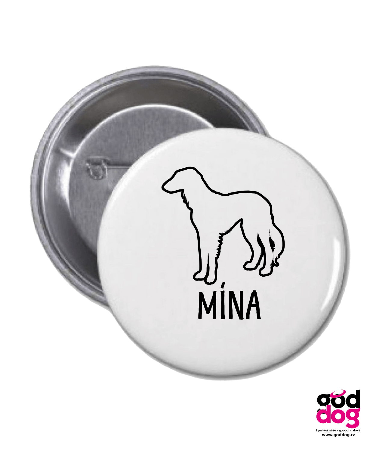 Placka "Moje Saluki"