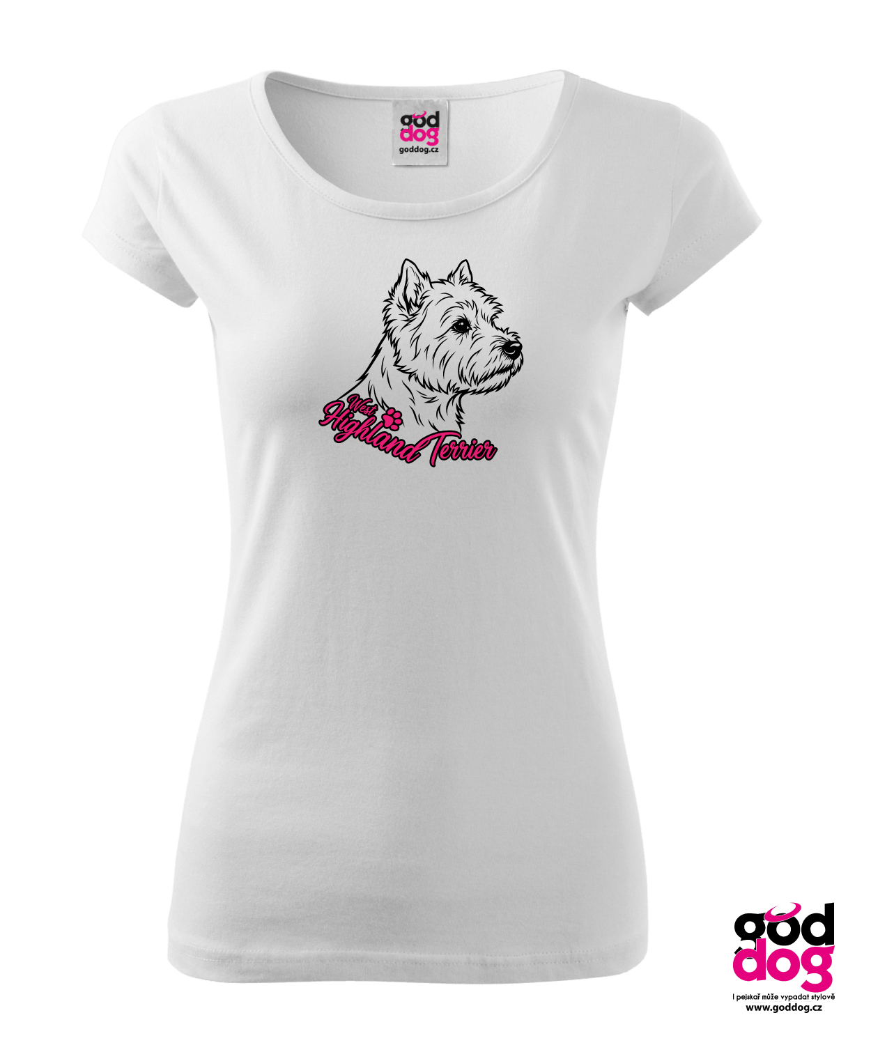 Dámské tričko West Highland Terrier