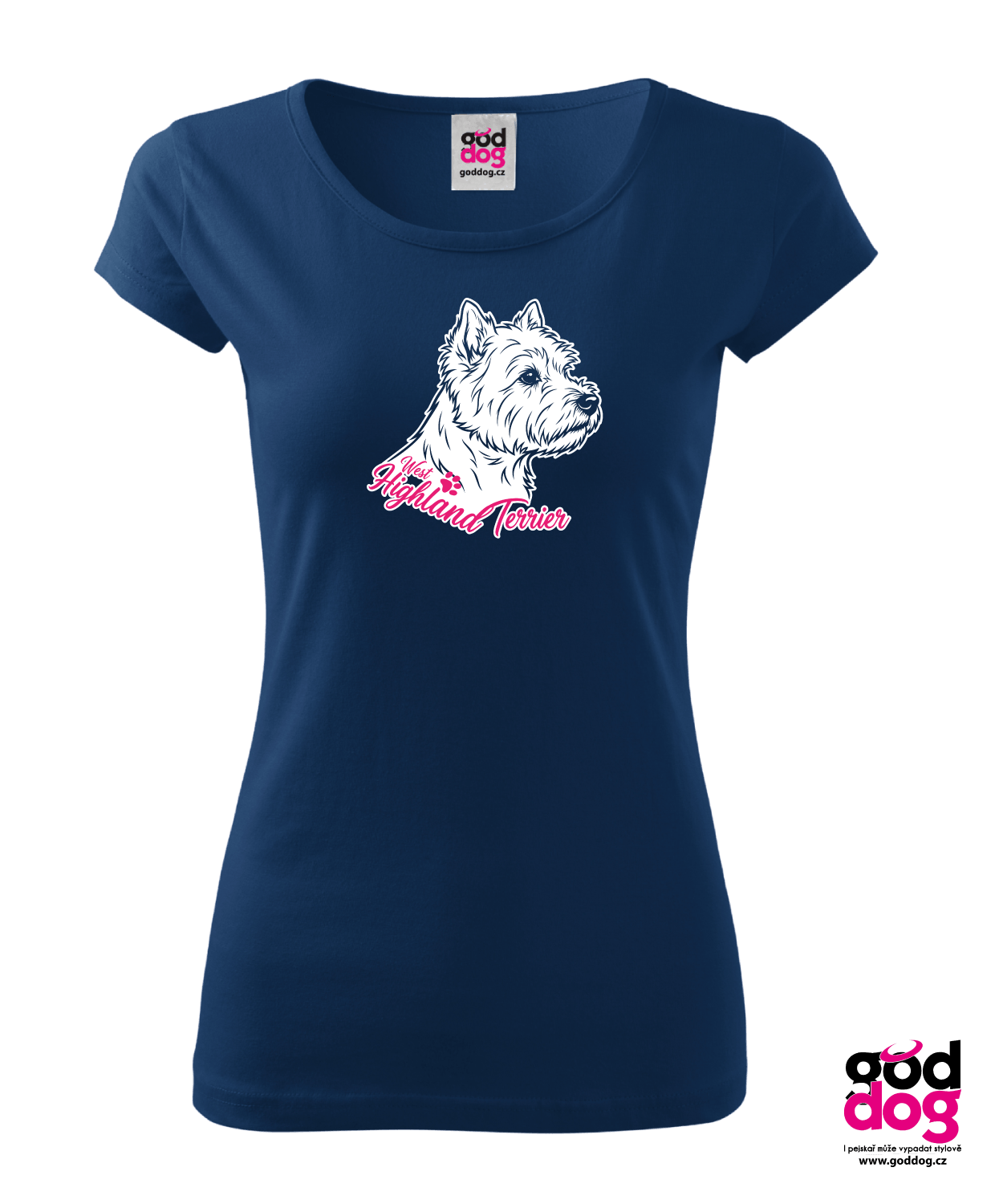 Dámské tričko West Highland Terrier