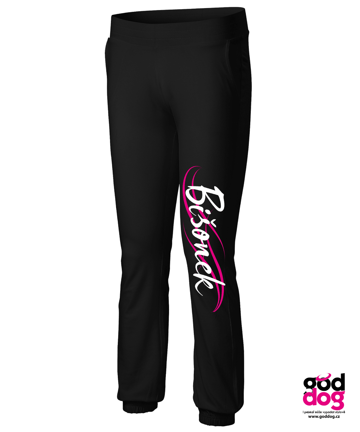 Tepláky Bišonek pink